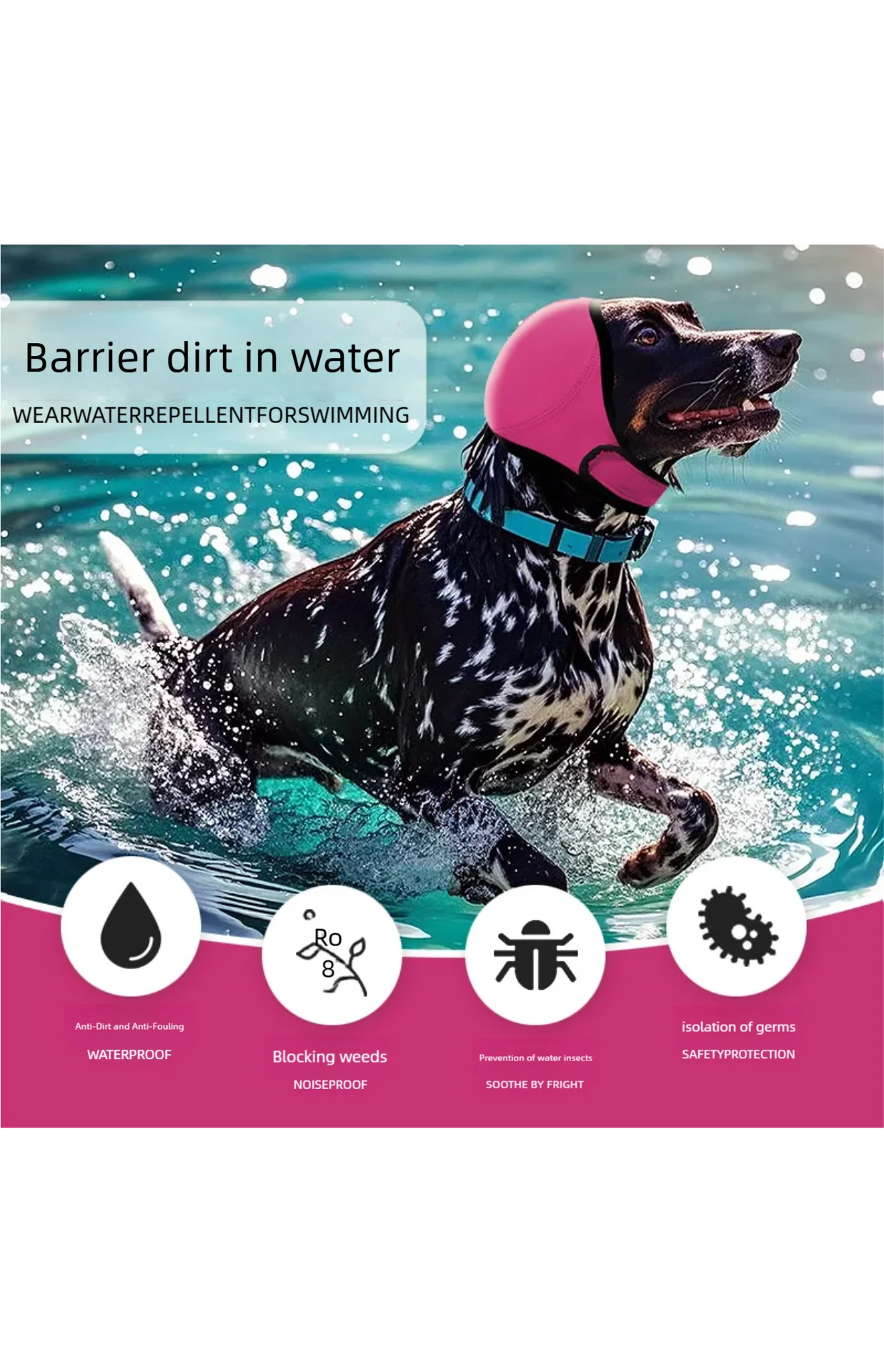 PROTECTOR DE OREJA PARA PISCINA O PLAYA