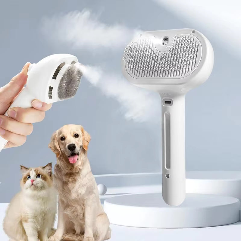 CEPILLO DE VAPOR PARA EL PELO DE MASCOTA