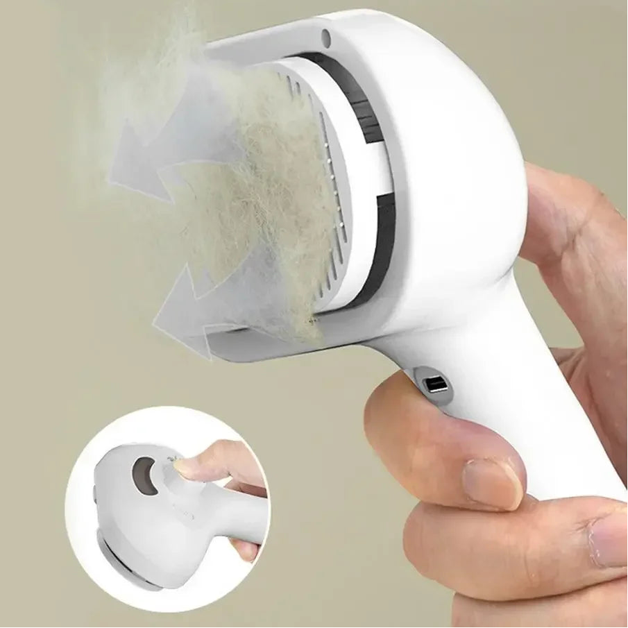 CEPILLO DE VAPOR PARA EL PELO DE MASCOTA