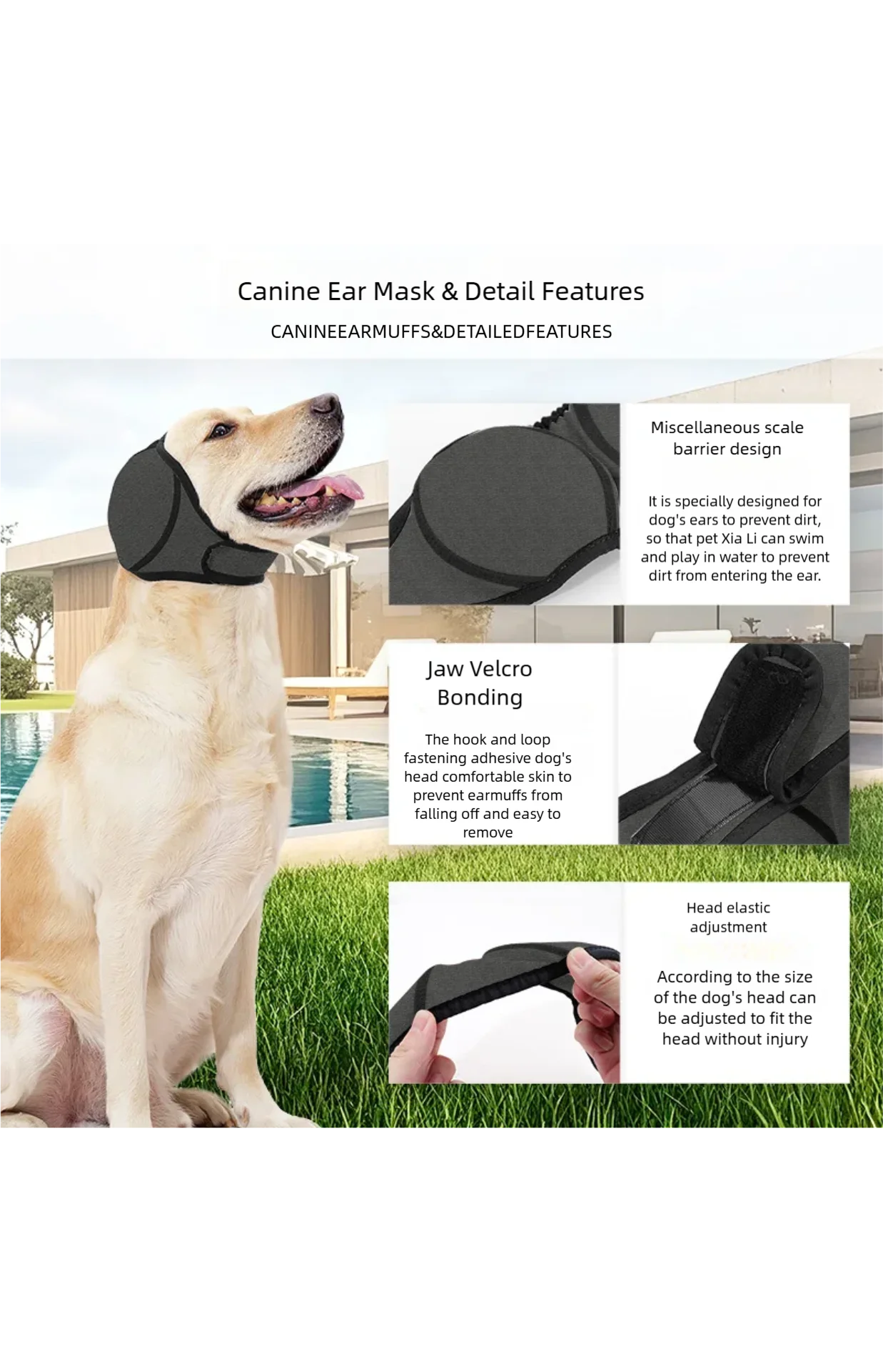 PROTECTOR DE OREJA PARA PISCINA O PLAYA