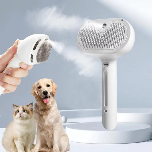 CEPILLO DE VAPOR PARA EL PELO DE MASCOTA